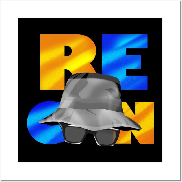 marine recon - 90s retro style Wall Art by AdishPr